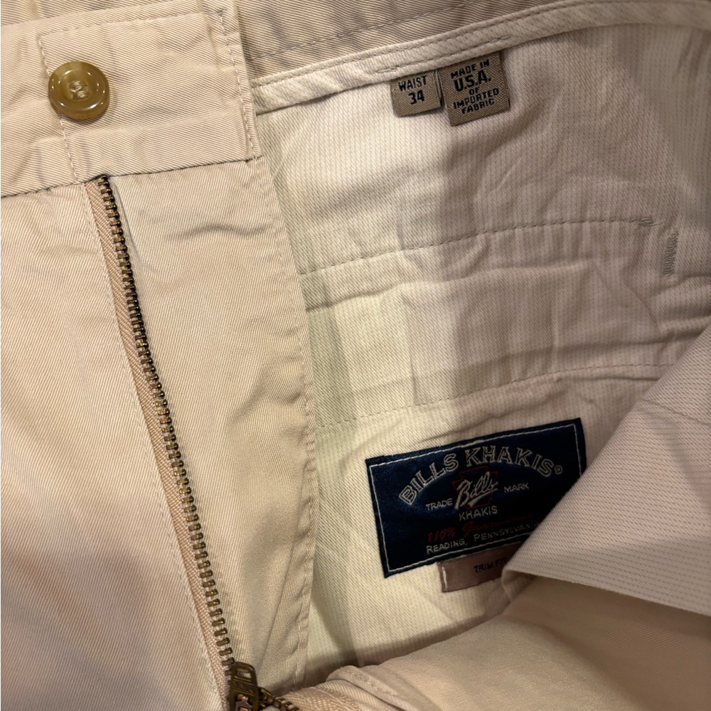 Bills Khakis Men's Tan Chinos